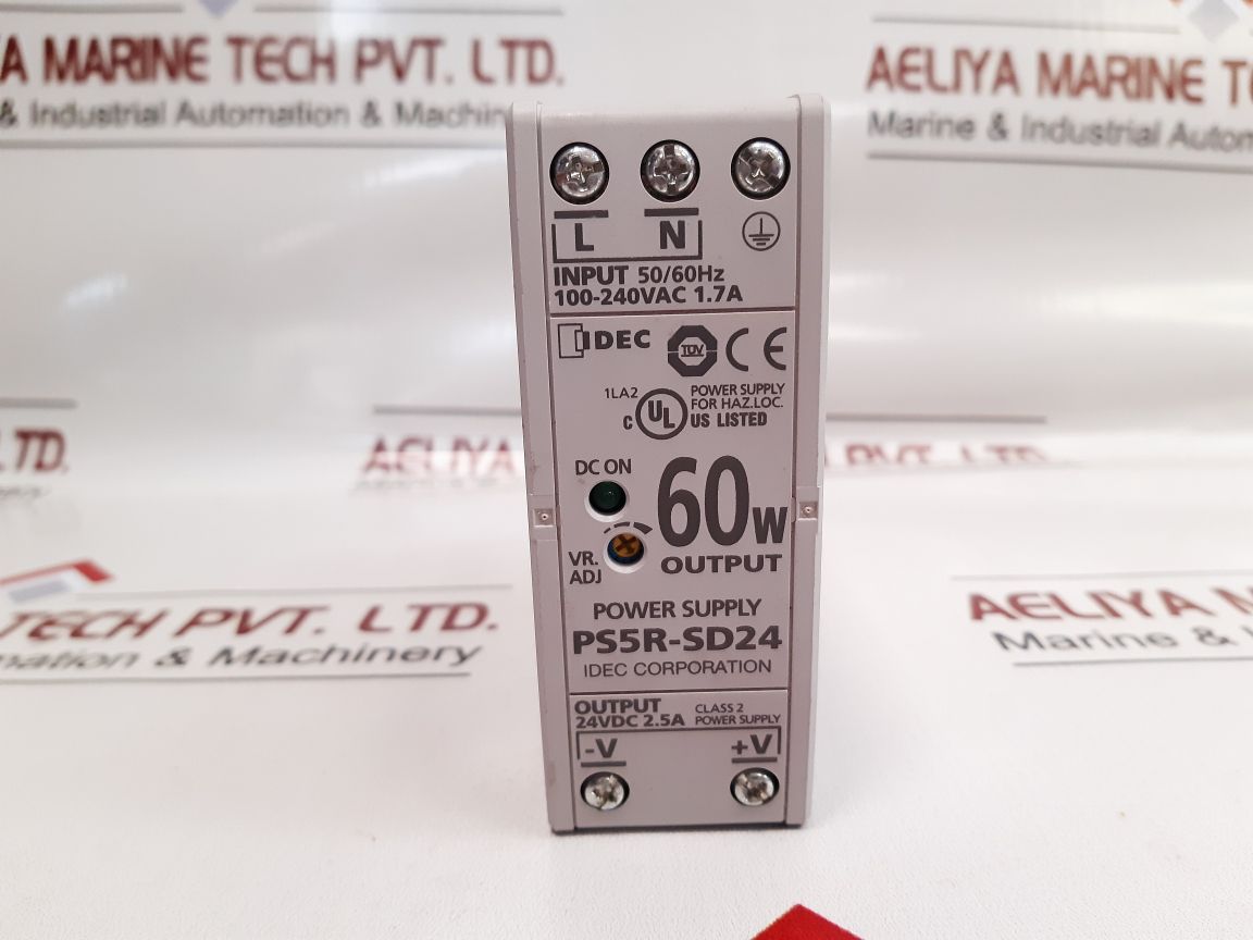 Idec Ps5R-sd24 Power Supply 2.5A 24V Dc