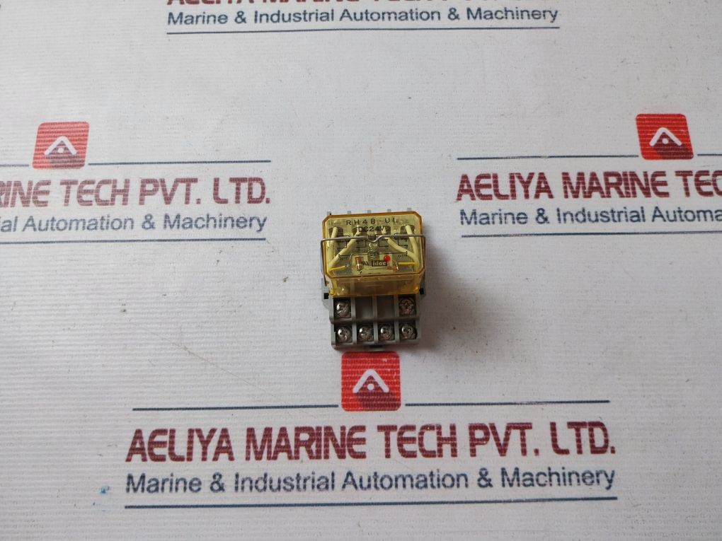 Idec Rh4B-ul Power Relay With Socket Sh4B-05U Dc24V