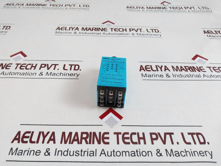 Idec Rte-b1Af20 Electronic Time Delay Relay 0-1 Min