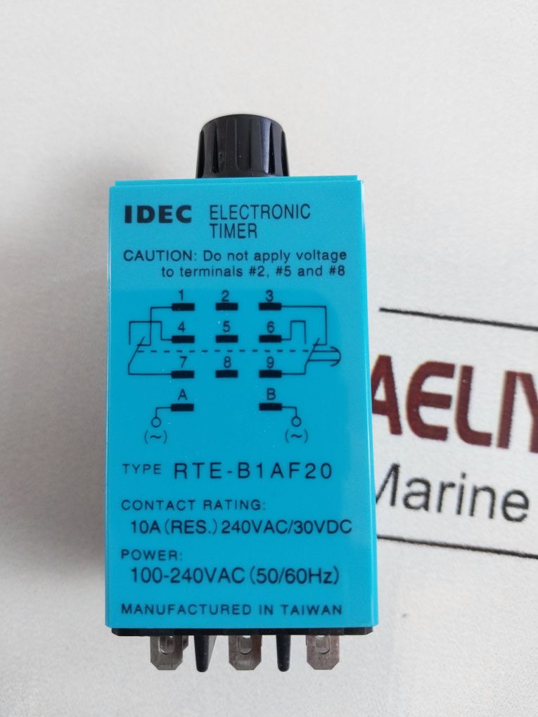 Idec Rte-b1Af20 Electronic Time Delay Relay 0-1 Min