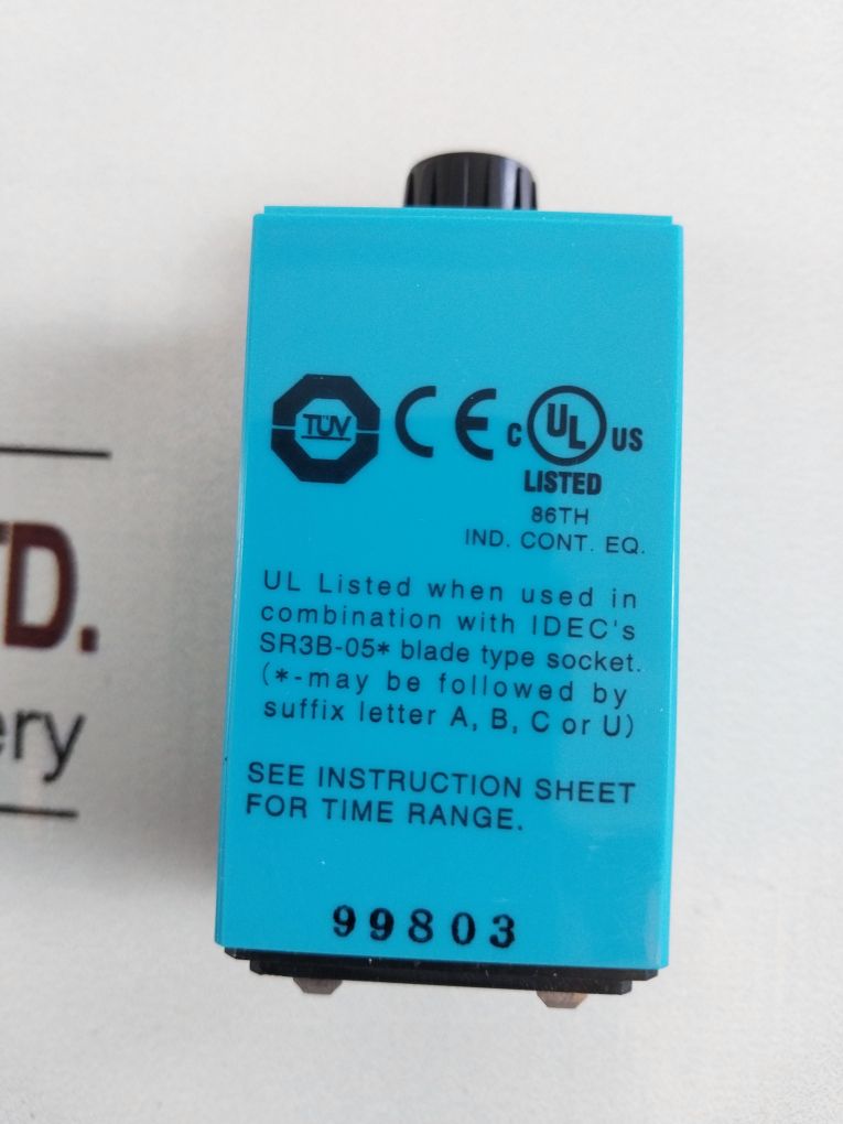 Idec Rte-b1Af20 Electronic Time Delay Relay 0-1 Min