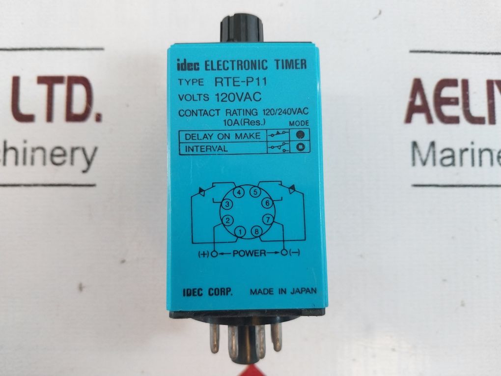 Idec Rte-p11 Delay On Electronic Timer