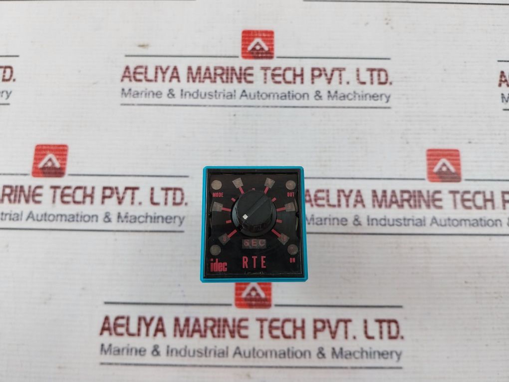 Idec Rte-p11 Electronic Timer 0-10 Sec 10A 120Vac