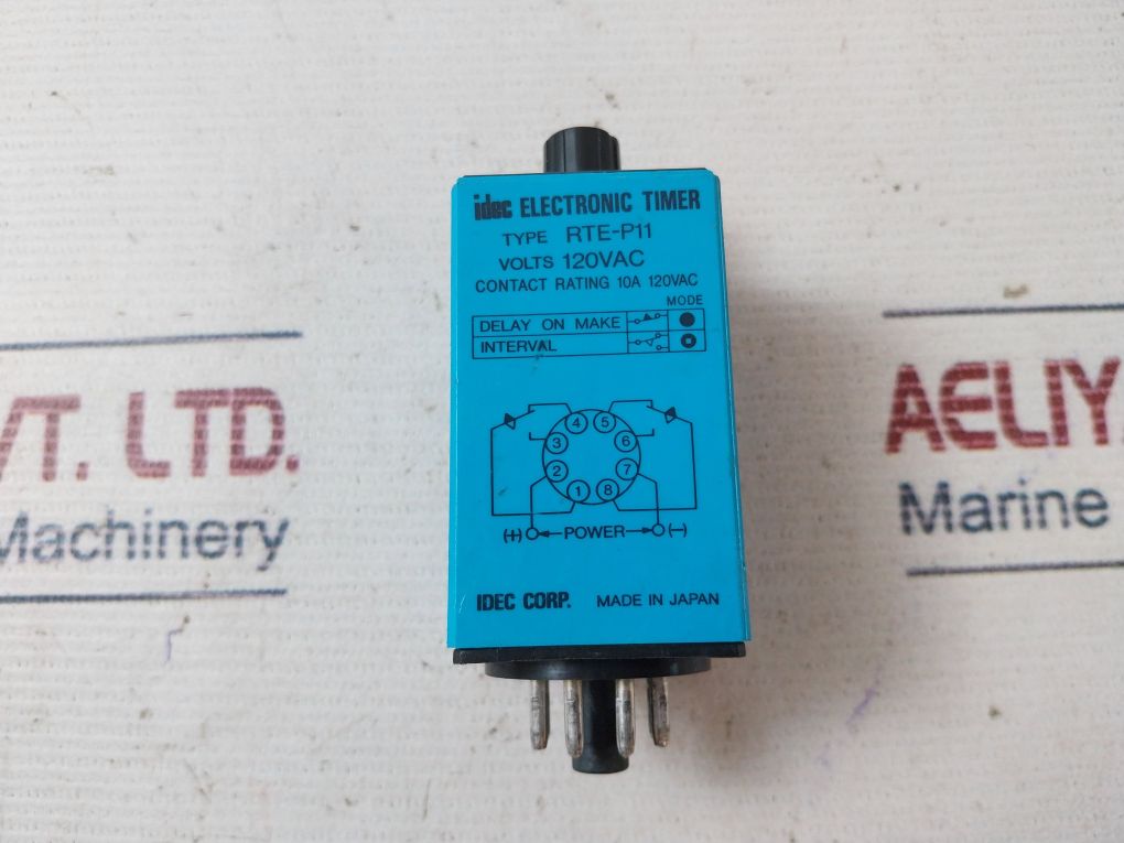 Idec Rte-p11 Electronic Timer 0-30 Sec