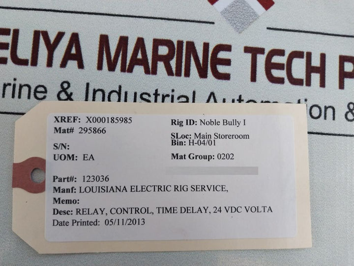 Idec Rte-p1Ad24 Electronic Time Delay Relay 1S-10 Min, 24Vdc