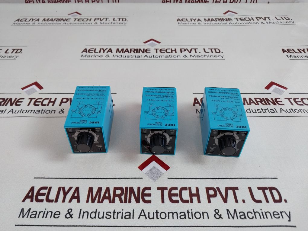 Idec Rte-p1Ad24 Electronic Time Delay Relay 1S-10 Min, 24Vdc