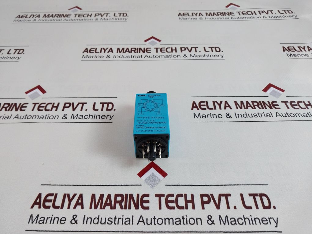 Idec Rte-p1Ad24 Electronic Time Delay Relay 1S-10 Min, 24Vdc