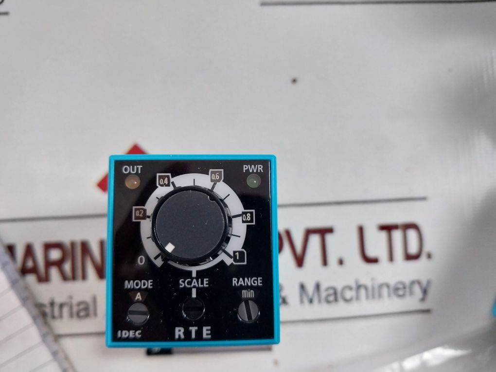 Idec Rte-p1Ad24 Electronic Time Delay Relay 1S-10 Min, 24Vdc