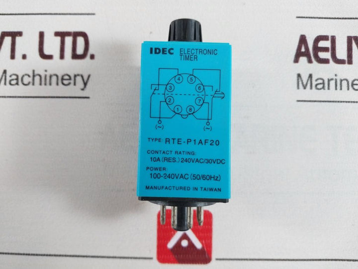 Idec Rte-p1Af20 Electronic Timer 0-1 Min Mode: A