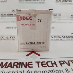 Lot Of 7X Idec Rv8H-l-ad220 Relay