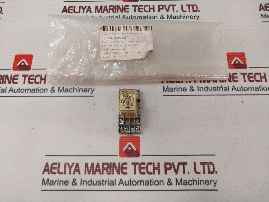 Idec Ry4S-ld Dc24V Auxiliary Relay
