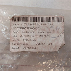 Idec Ry4S-ld Dc24V Auxiliary Relay