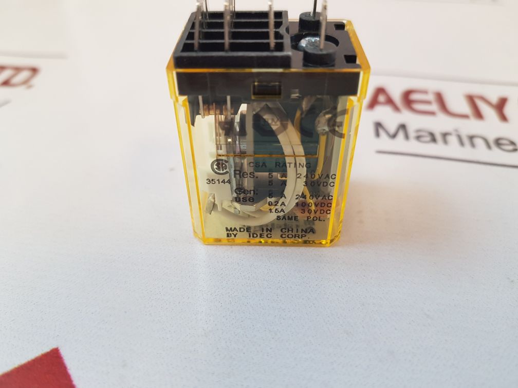 Set Of 10X Idec Ry4S-ul Relay Dc24V