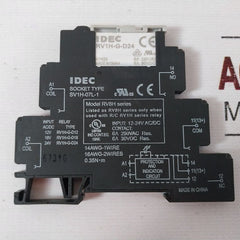 Lot Of 2X Idec Sv1H-07L-1 Relay Socket