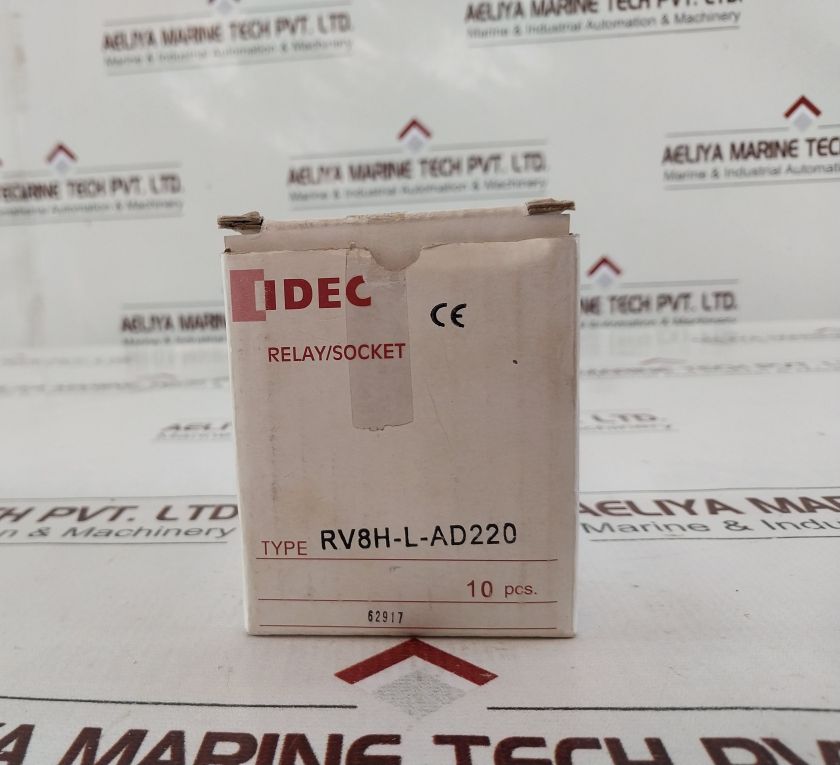 Lot Of 3X Idec Rv8H-l-ad220 Relay
