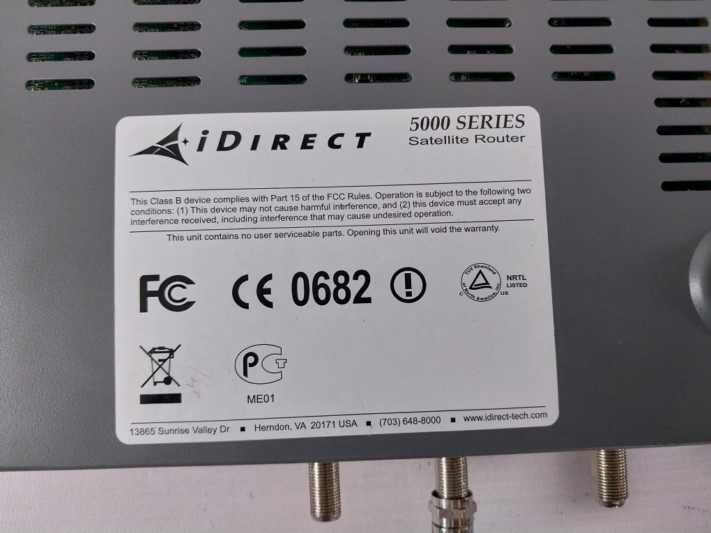 Idirect 5100 Satellite Router With Power Supply Set