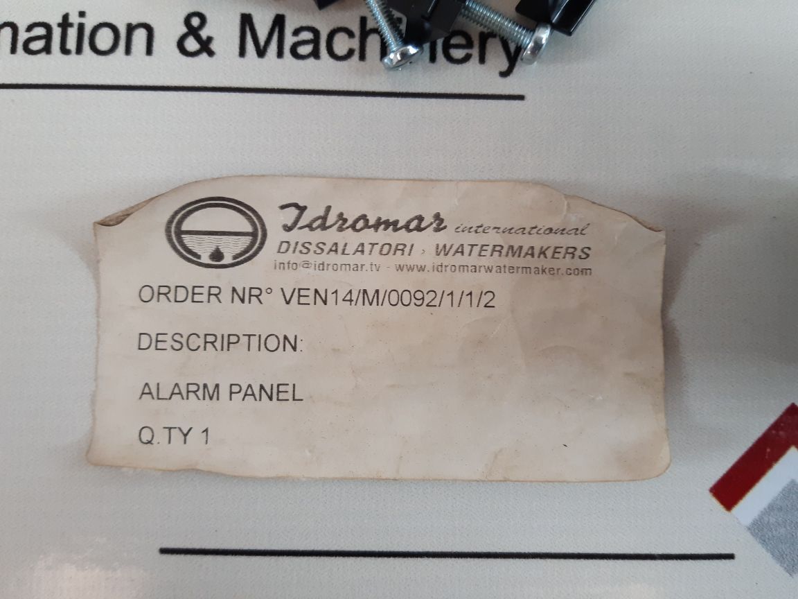 Idromar Alarm Panel
