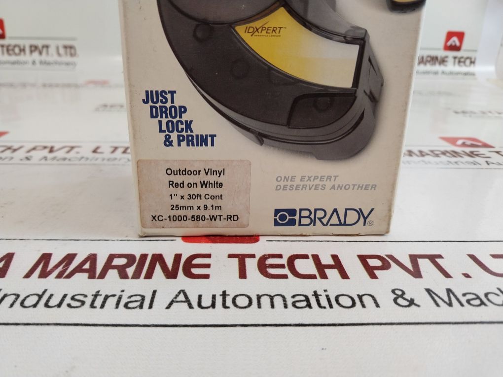 Brady/Idxpert Xc-1000-580-wt-rd Labeling Cartridge 1” X 30’ft Cont Outdoor Vinyl