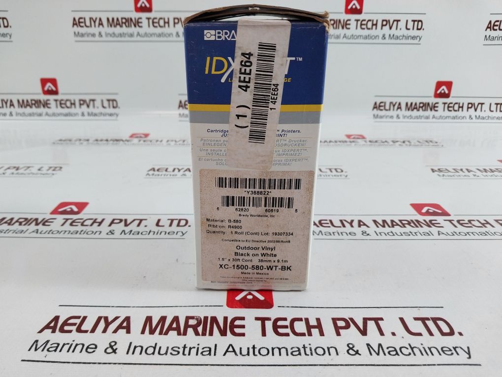 Idxpert Xc-1500-580-wt-bk Outdoor Vinyl Label Cartridge