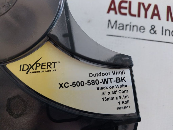 Idxpert/Brady Xc-500-580-wt-bk Label Cartridge Outdoor Vinyl