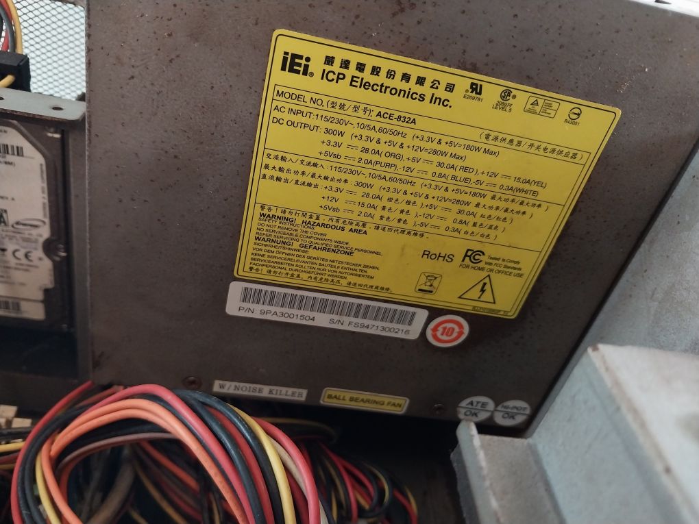 Iei Ws-855Gsatx/832Ap Industrial Lcd Workstation