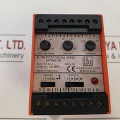 Ifm Dz 34-a Speed Monitor Dd 0014 230V Ac