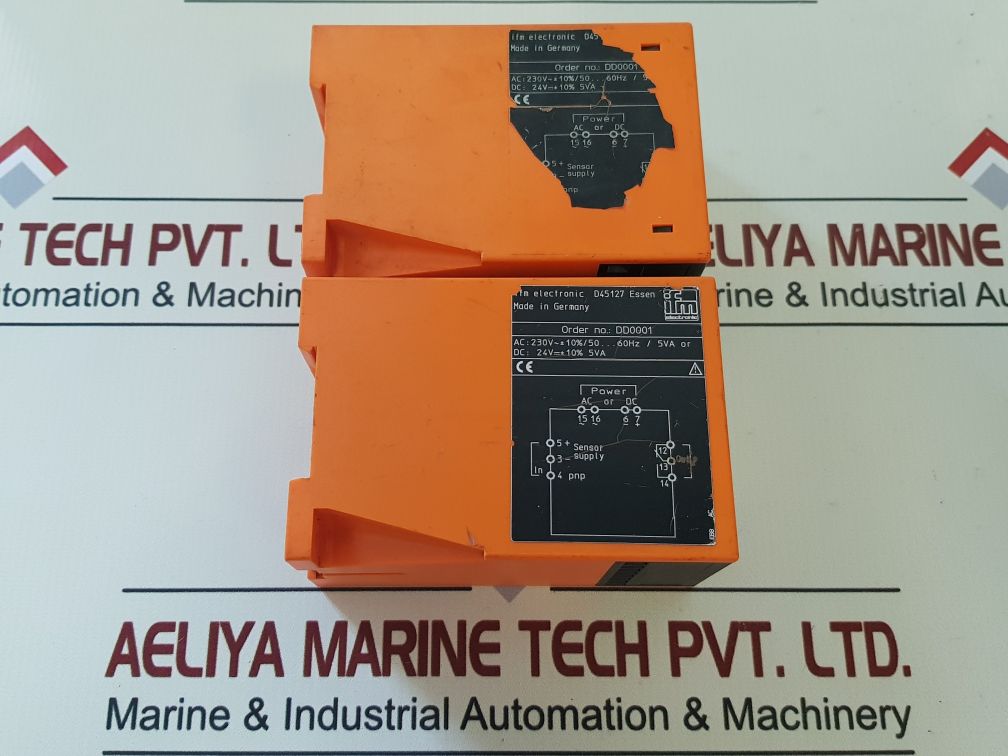 Ifm Electronic Dd0001 Speed Monitor Ac 230V