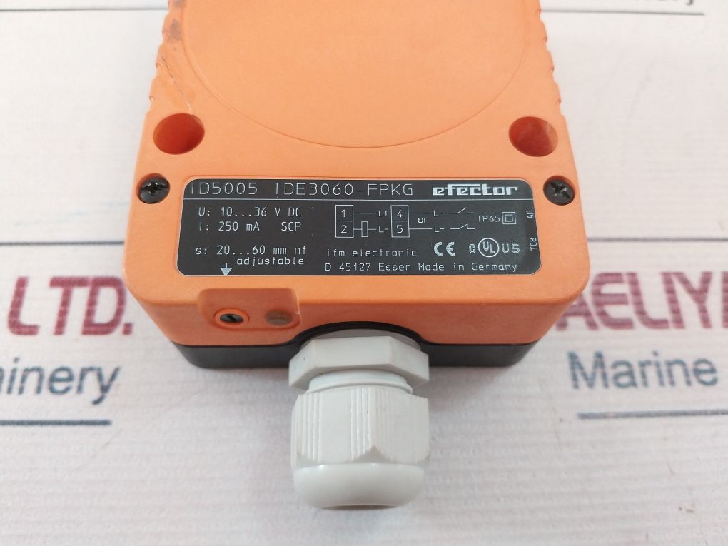 Ifm Electronic Id5005 Inductive Sensor Ide3060-fpkg 0…36 V Dc
