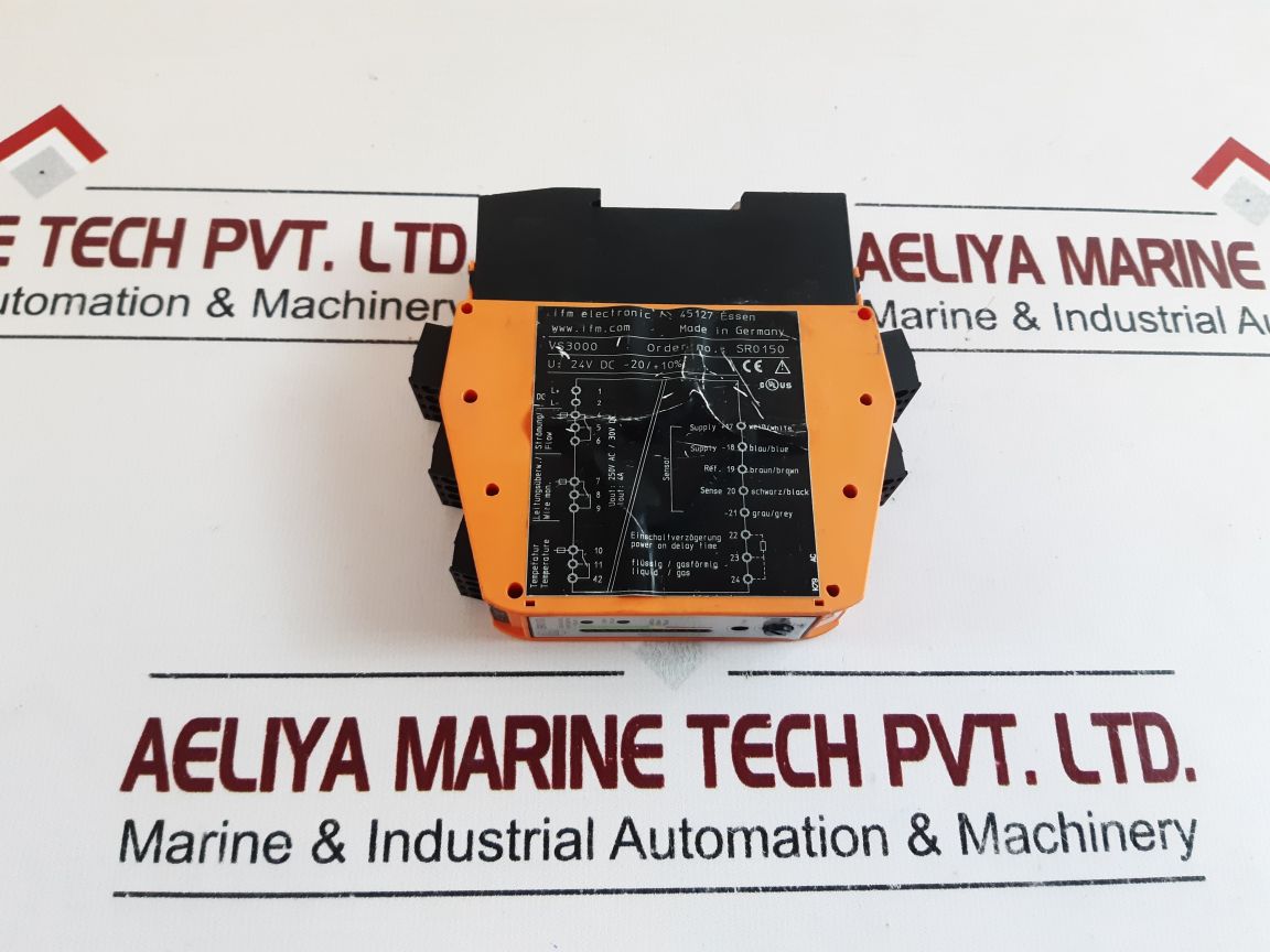 Ifm Electronic Sr0150 Control Monitor For Flow Sensor Vs3000