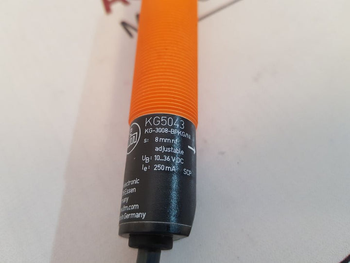 Ifm Electronic Kg-3008-bpkg/Ni Capacitive Sensor Kg5043
