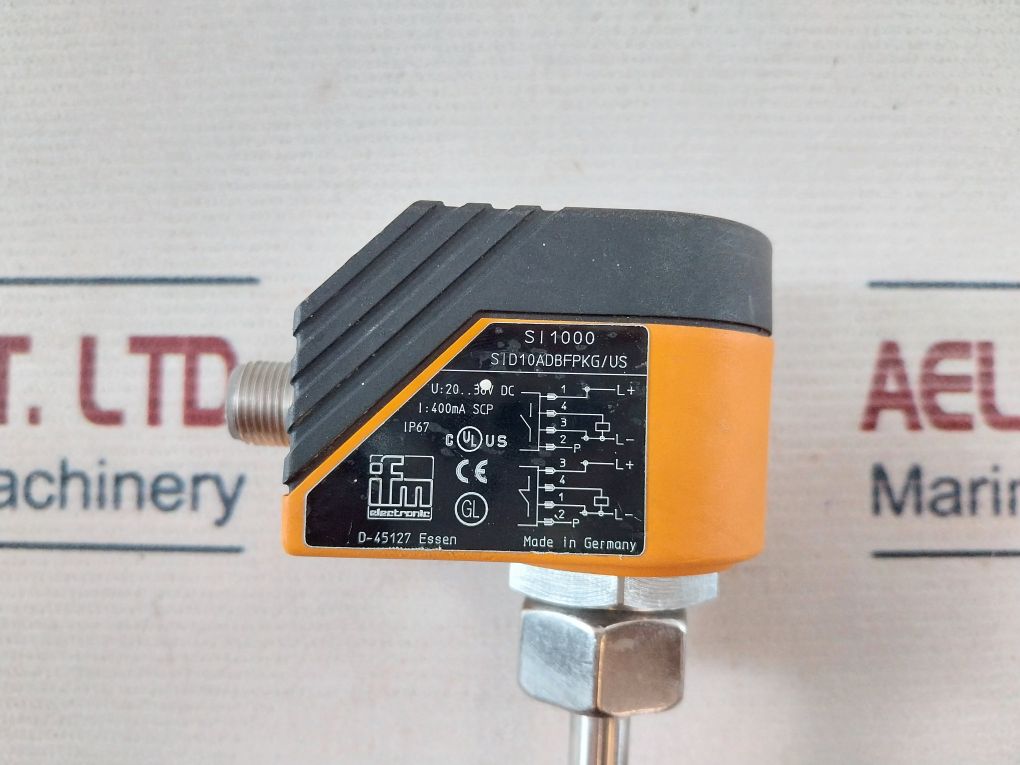 Ifm Si1000 Flow Monitor Sid10Adbfpkg/Us 20..36V Dc