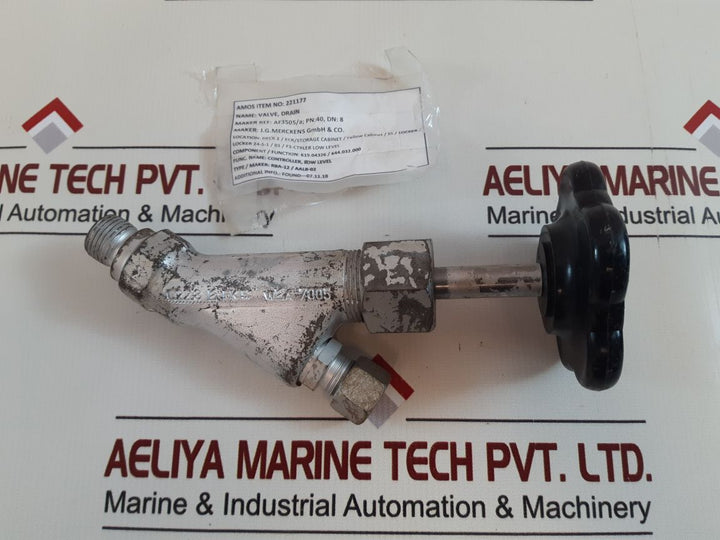 Igema C22.8 Pn40 Dn8 Drain Valve