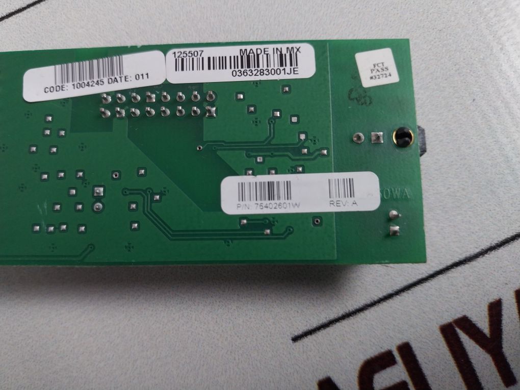 Igt 7540260W Fiber Optic Daughter Board Rev: A