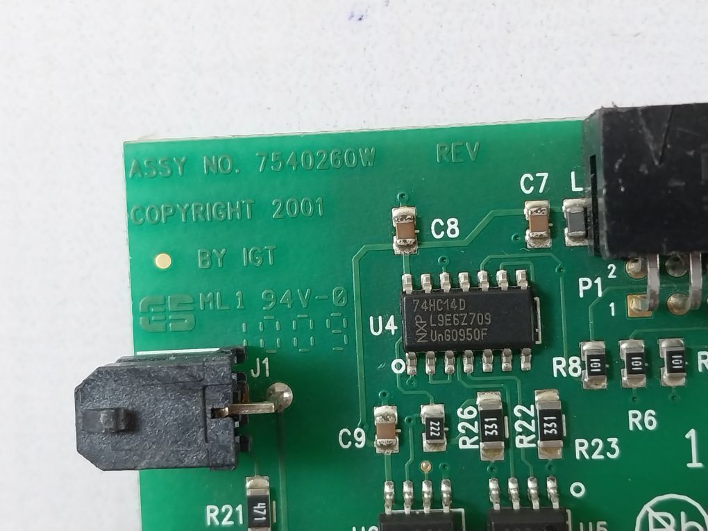 Igt 7540260W Fiber Optic Daughter Board Rev A