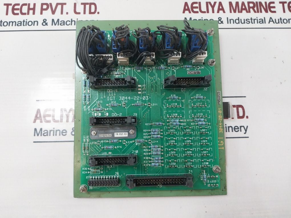 Igt Industries Propulsion 3044-22-03 Control Panel Failure