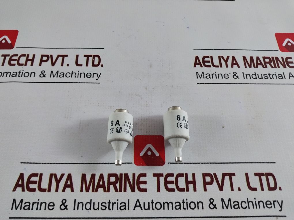 Lot Of 2X Imatech Dii 6A 500V Cartridge Fuse
