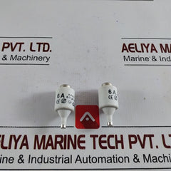 Lot Of 2X Imatech Dii 6A 500V Cartridge Fuse