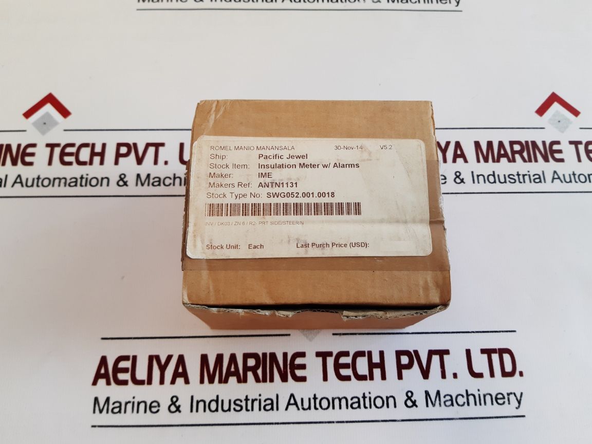 Ime 2684700001 Insulation Meter WAlarms