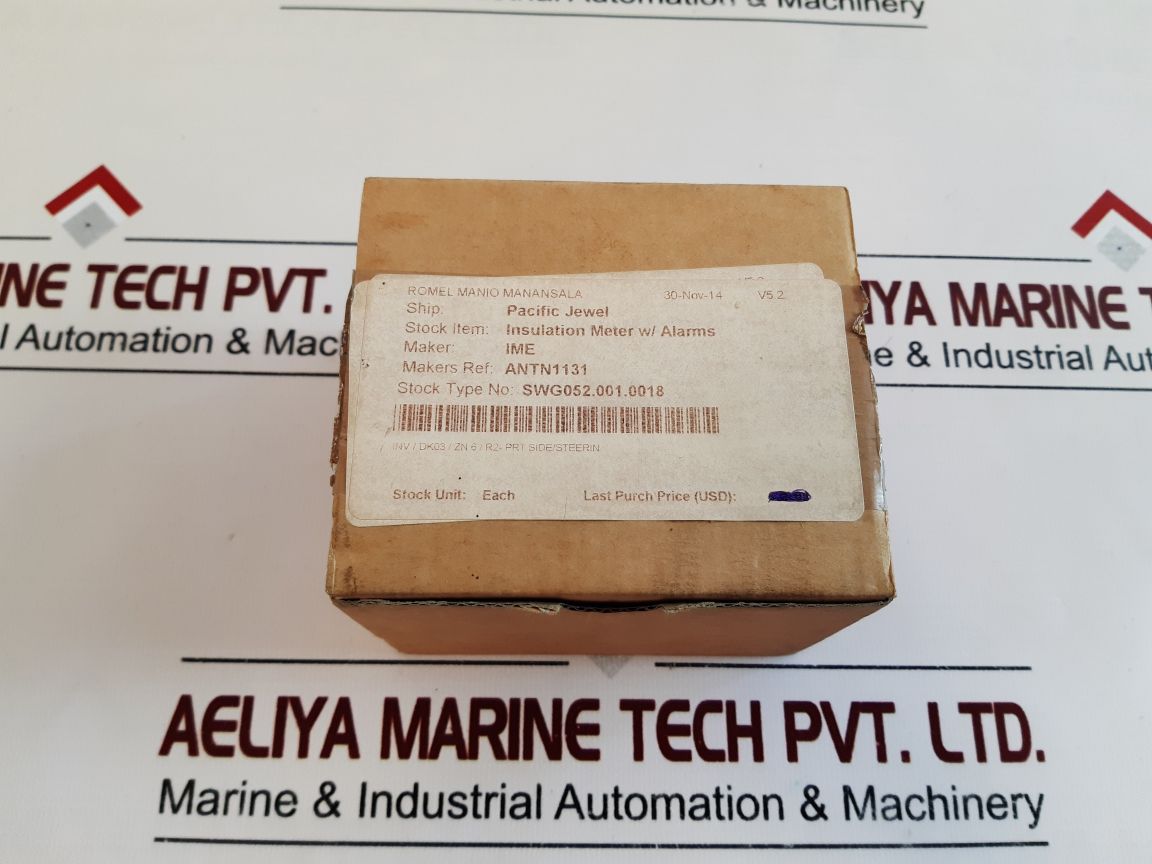 Ime 3090910008 Insulation Meter WAlarms