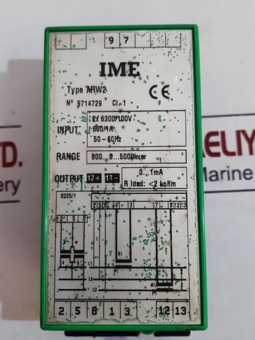 Ime Arw2 Alarm Relay Range 800…0…5000Kvar