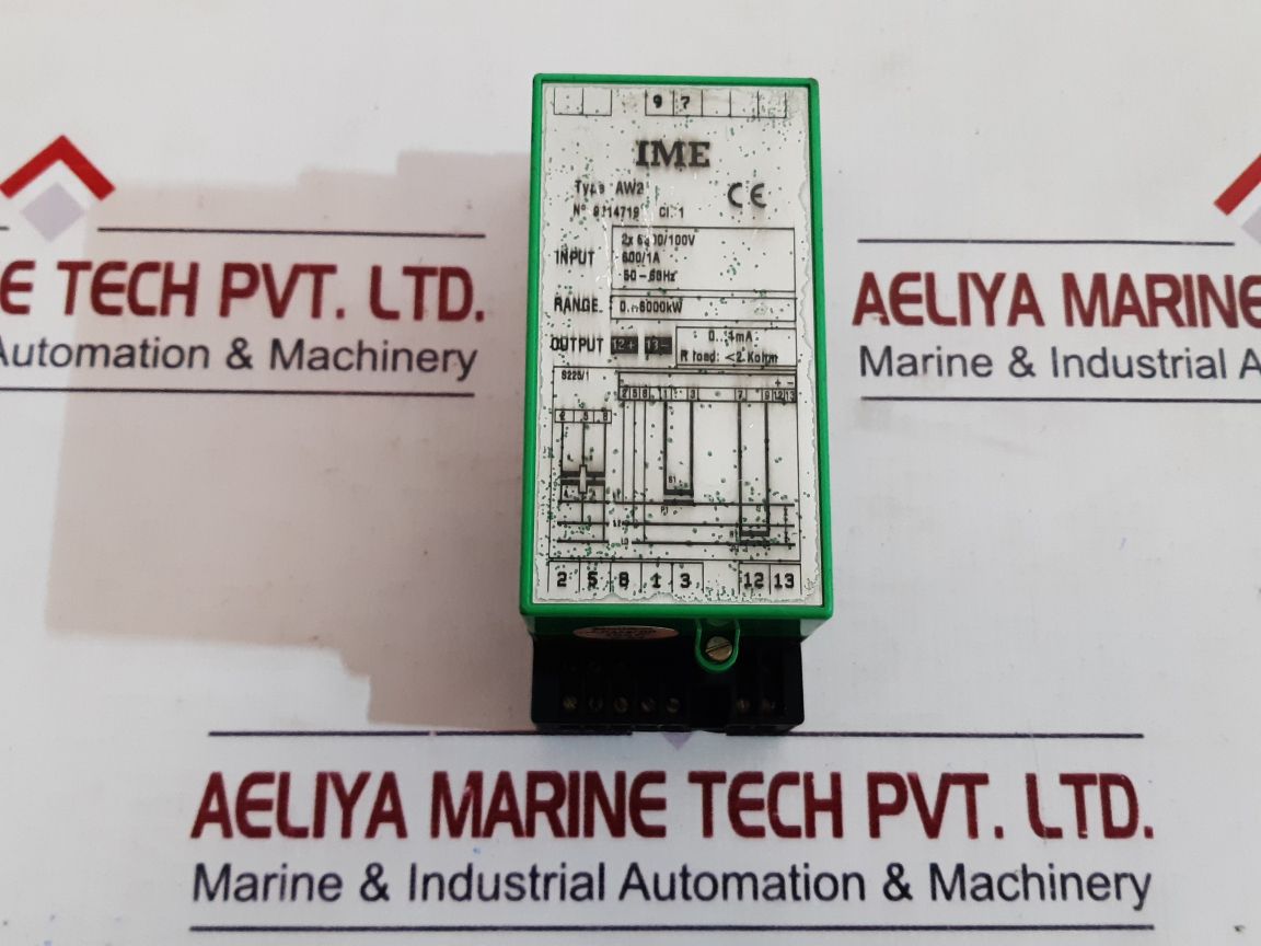 Ime Aw2 Alarm Relay
