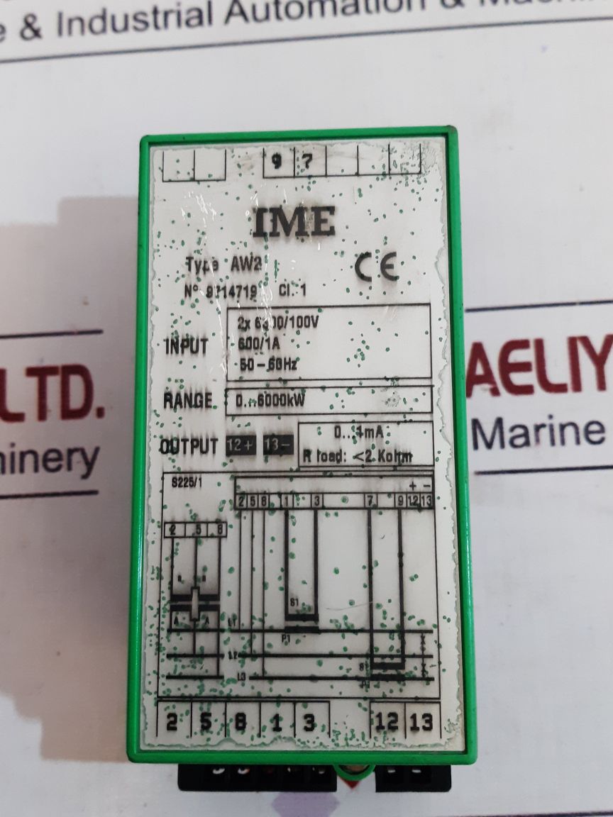 Ime Aw2 Alarm Relay