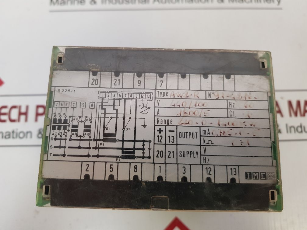 Ime Aw2-r Relay Alarm 220-0-1400Kw