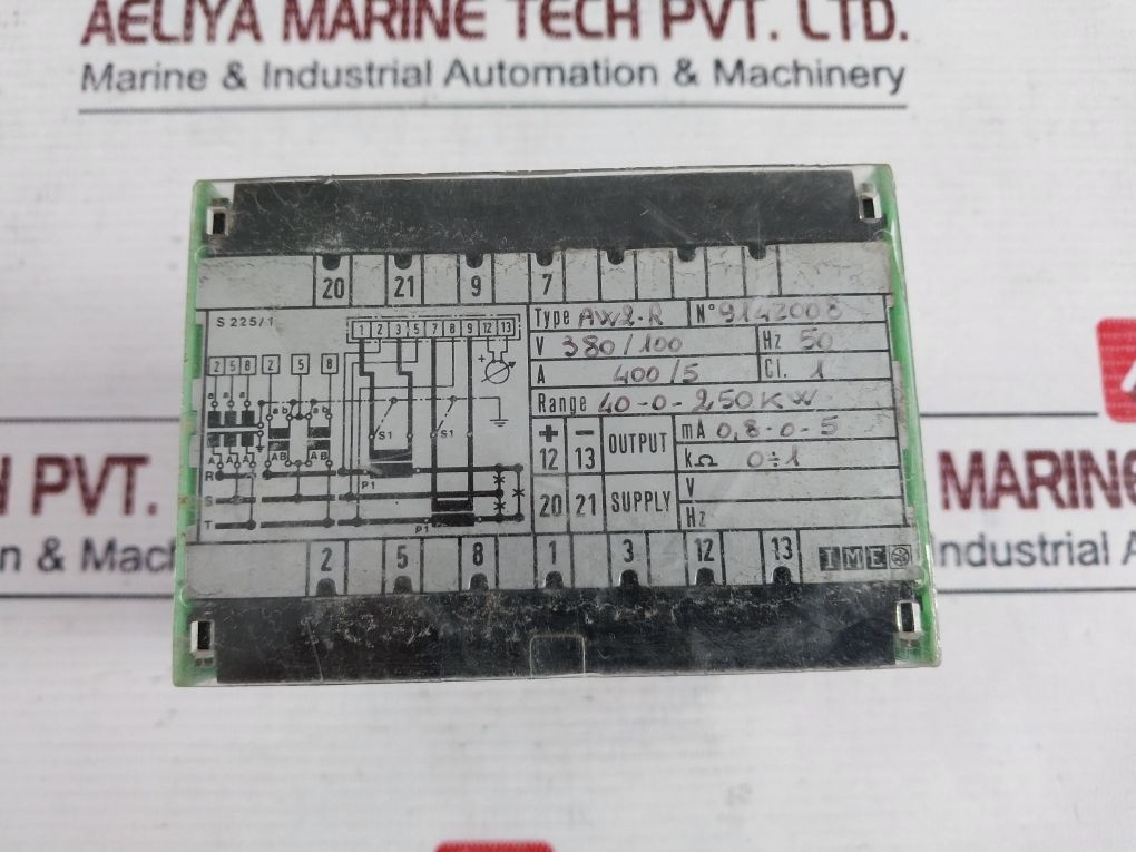 Ime Aw2-r Relay Alarm 380/100 V