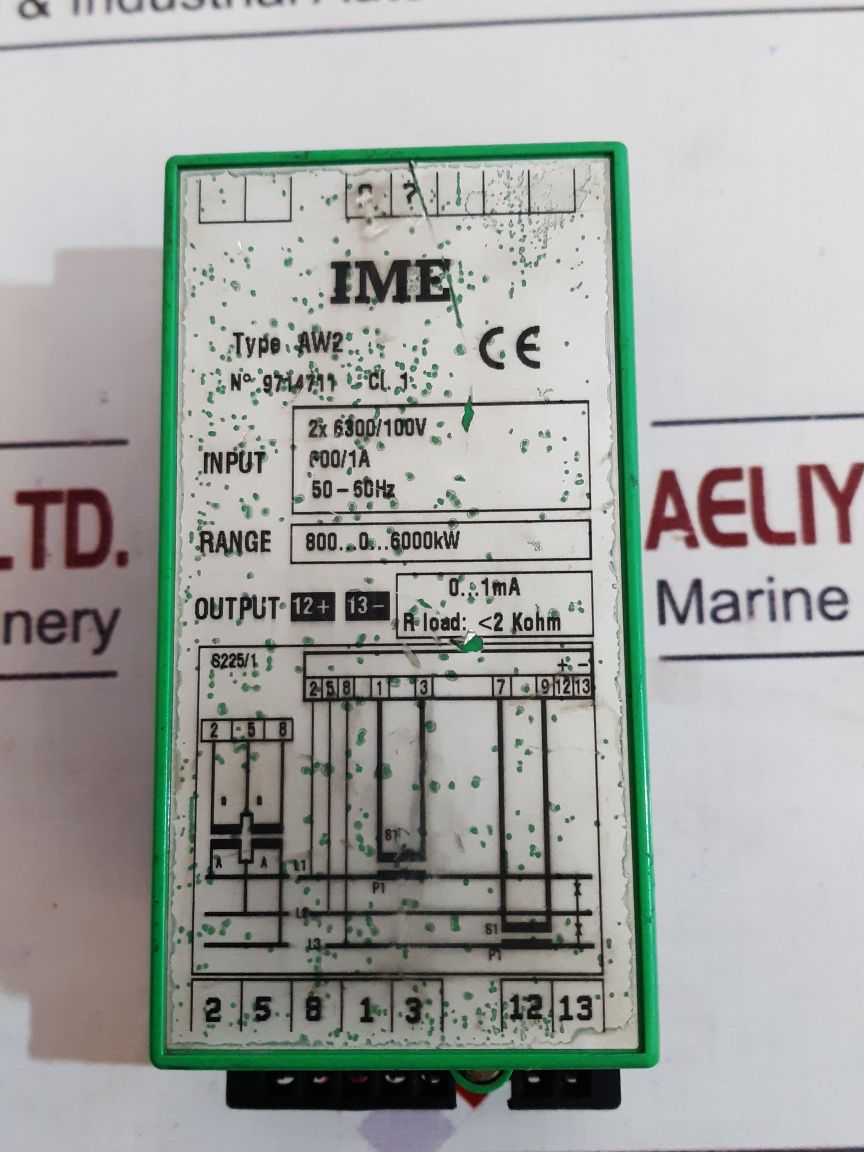 Ime Aw2 Alarm Relay 800...0...6000Kw