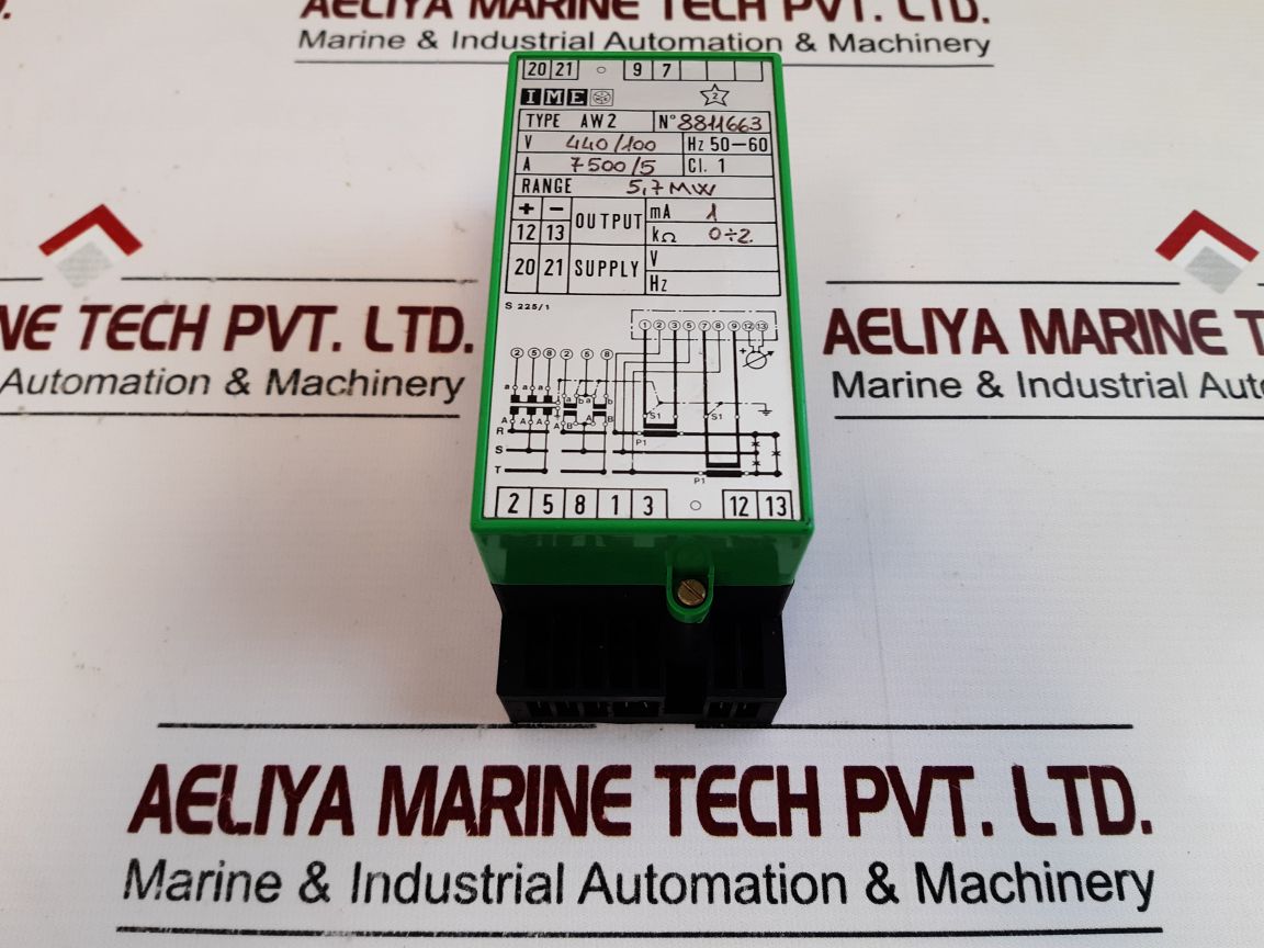 Ime Aw2 Relay Alarm 440/100V 50-60Hz,7500/5 A
