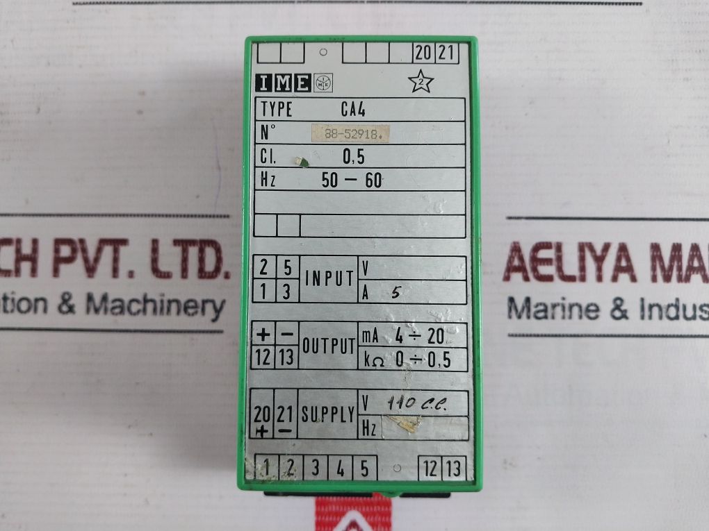 Ime Ca4 Relay Alarm 50-60Hz