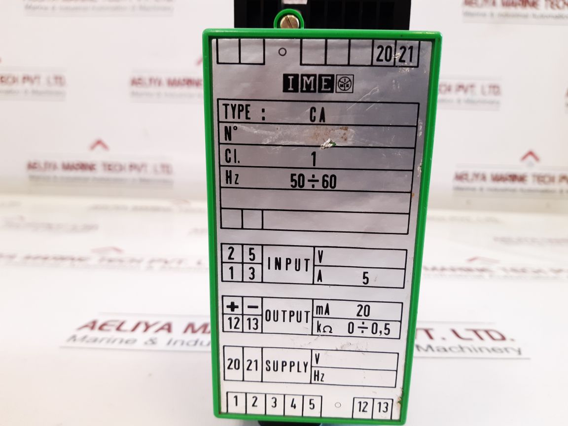 Ime Ca Relay Alarm