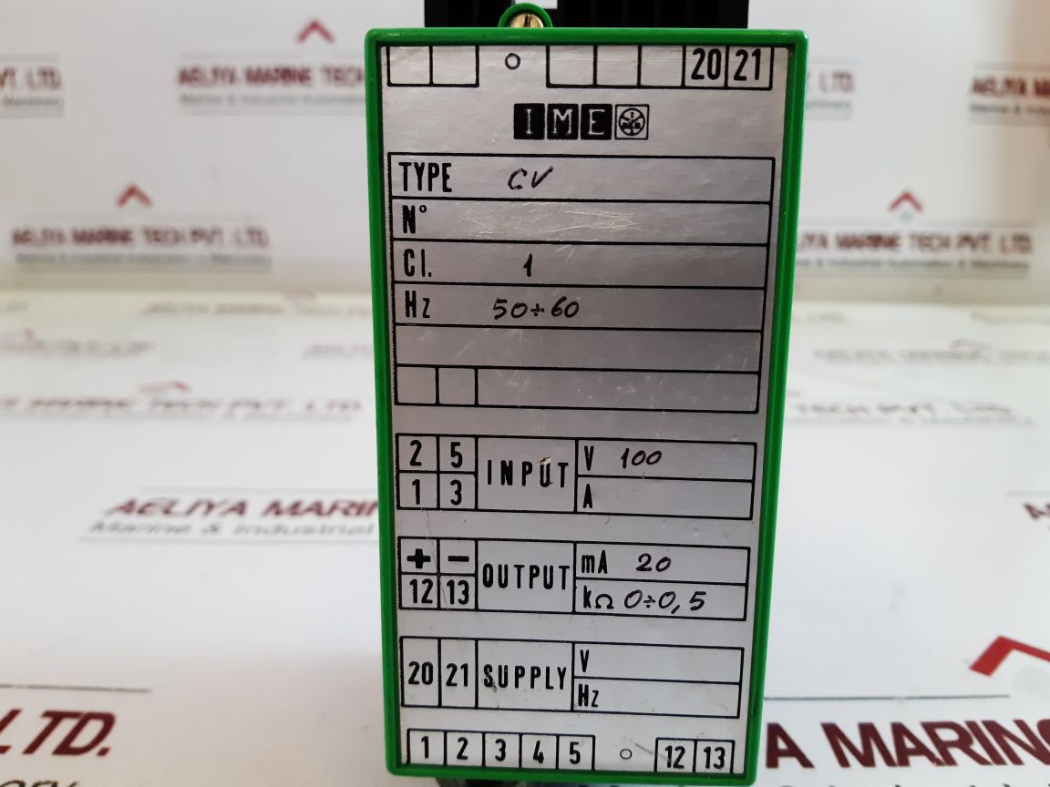 Ime Cv Relay Alarm