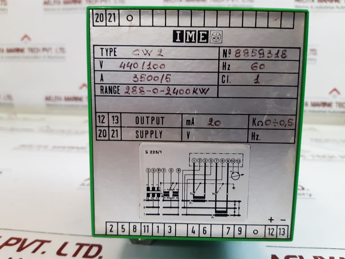 Ime Cw2 Relay Alarm 8859318
